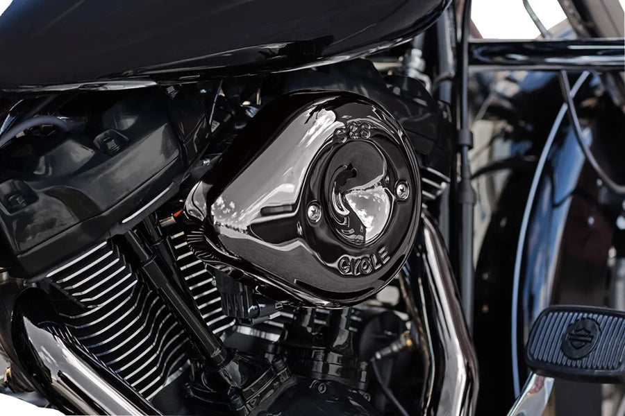 Harley-Davidson FXDR 1868 Softail King 114 [2019] - Stealth Teardrop Luftfilterabdeckung – Design: Teardrop – Bild 2