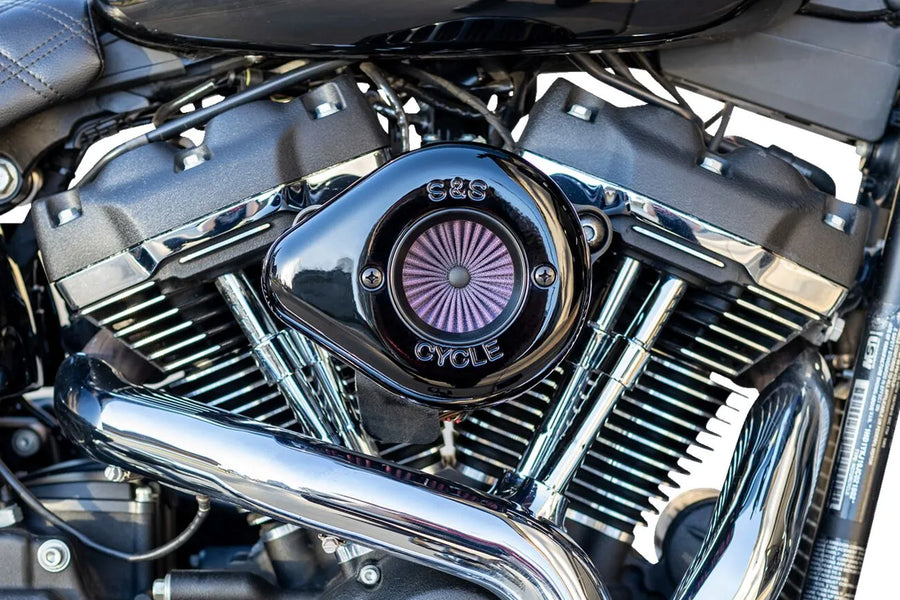 Harley-Davidson FLHFB 1868 Electra Glide Highway King 114 [2023] - Air Stinger Stealth Luftfiltersatz – Oberfläche: Schwarz – Bild 6