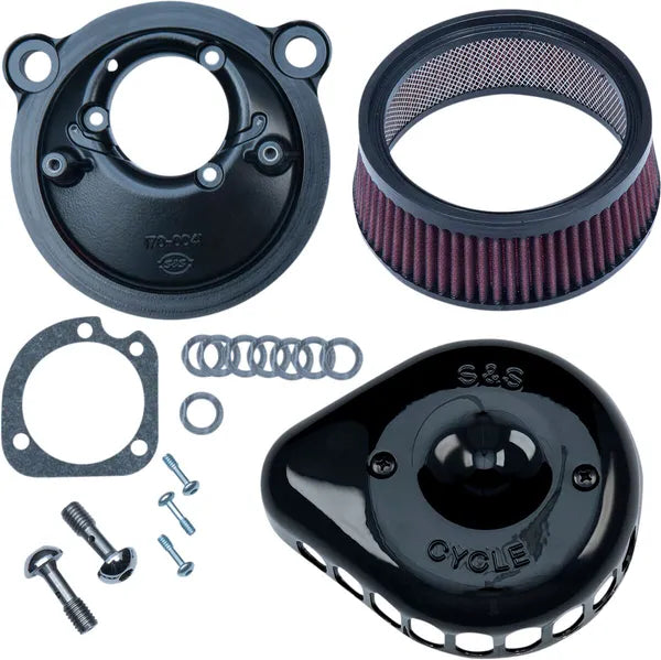 Harley-Davidson Xl 1200 Xs Forty Eight Special [2020] - Mini Teardrop Stealth Luftfilter-Kit – Oberfläche: Schwarz – Bild 2
