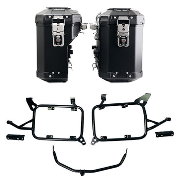 BMW F 850 GS [2018-2024] - Atlas Aluminium-Taschenpaar 39L + 32L + Atlas und ADV Aluminium-Satteltaschenrahmen
