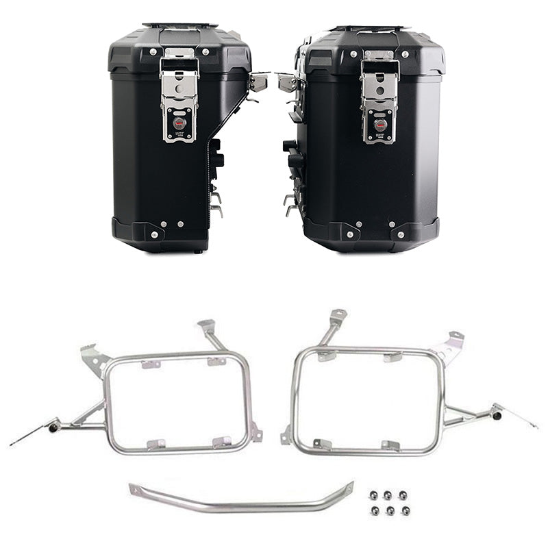 BMW R 1200 GS ADV LC [2014-2018] - Atlas Aluminium-Taschenpaar 39L + 32L + Taschenrahmen Aluminium R1200GS LC - R1250GS & ADV