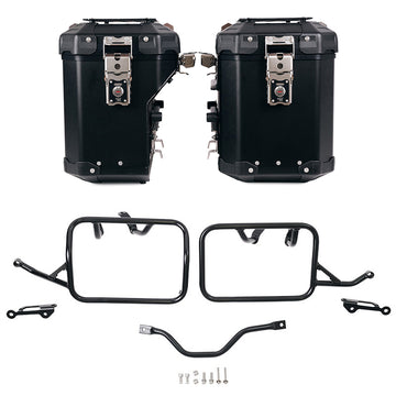 BMW R 12 G/S [2025-2026] - Atlas Aluminium-Seitenkoffer-Set 48L+41L + Atlas BMW R12 G/S Aluminium-Satteltaschenrahmen