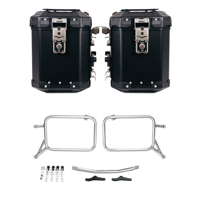 BMW R 1150 R [2000-2006] - Atlas Alu-Seitenkoffer-Set 48L + 48L mit Taschenrahmen