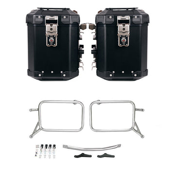 BMW R 1150 R [2000-2006] - Atlas Alu-Seitenkoffer-Set 48L + 48L mit Taschenrahmen