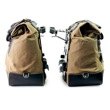 BMW R 1250 GS Adventure [2019-2023] - Paar Cult-Seitentaschen aus Canvas 40L - 50L + Paar Aluminiumplatten