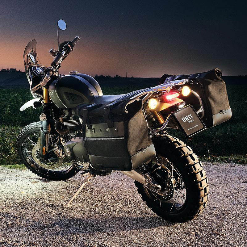 BMW R 1200 GS LC [2013-2018] - Pár Cult oldaltáska hasított bőrből 40L - 50L + alumínium lemez