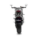 Triumph Speed ​​​​Triple 1200 RS [LEOVINCE] – LV-10 felcsúsztatható hangtompító rozsdamentes acélból