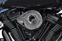 Harley-Davidson XL 883 L Sportster SuperLow [2020] - Stealth Luftfilterabdeckung – Oberfläche: Schwarz – Oberfläche: Schwarz, Glänzend – Design: Teardrop – Bild 5