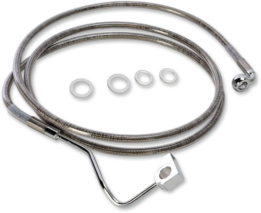 harley davidson fltr [DRAG SPECIALTIES] - Rozsdamentes acél meghosszabbított fékvezeték készlet