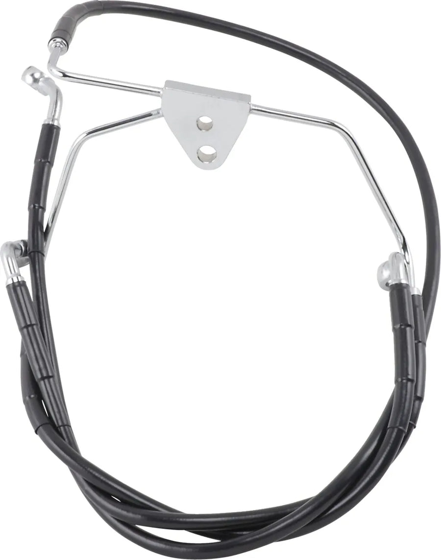 harley davidson flhtcui [DRAG SPECIALTIES] – Extended Black Brake Line Kit