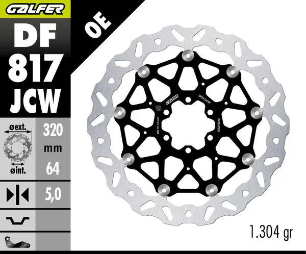Moto Guzzi AUDACE 1400 CARBON [2018-2020] - BREMSSCHEIBE FLOATECH WAVE – Bild 4