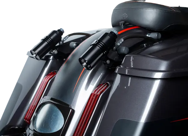 Harley-Davidson FLTRXSTSE 1977 Road Glide ST CVO 121 [2025] – REVO ARC Billet Remote Reservoir külső rögzítők – 5. kép