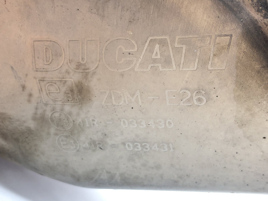 Ducati Multistrada 1200 S Touring [2009] - Kipufogó hátsó hangtompító hangtompító kipufogó gyűjtő
