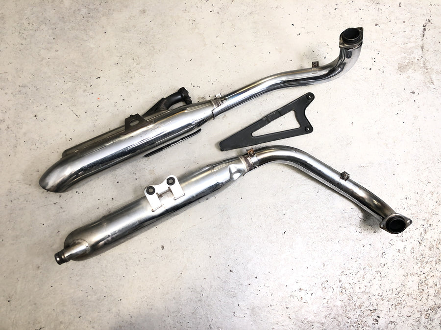 Kawasaki VN 800 VN800A [1996] - Kipufogórendszer kipufogó kipufogó kipufogócsonk kipufogócsövek komplett tartóval