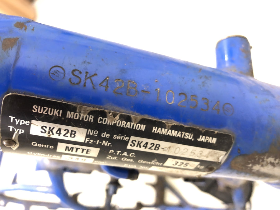 Suzuki DR 350 SK42B [1991] - váz papírokkal
