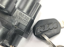 KTM RC 125 [2016] - Zárkészlet gyújtászár tanksapka vezérlőegység ECU kódkártya kulcskészlettel-2