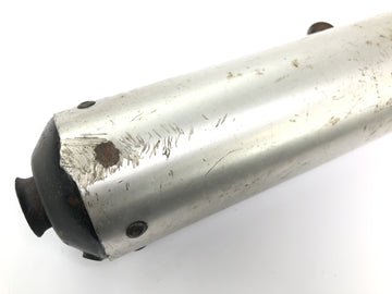 Suzuki RG 250 Gamma GJ21D [1987] - Hangtompító bal kipufogó hátsó hangtompító karcolással - 0