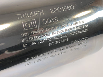 Triumph Adventurer 900 T309RT [1998] - Kipufogó hátsó hangtompító hangtompító bal - 0