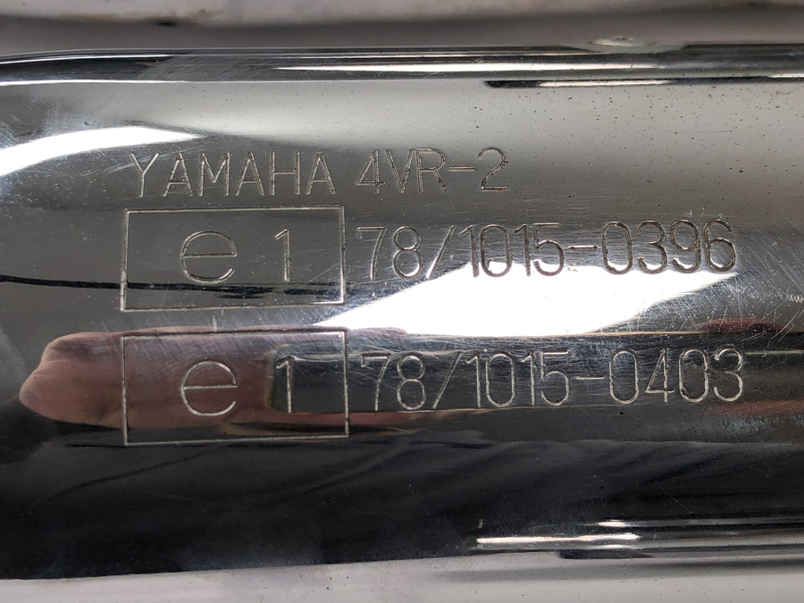 Yamaha XVS 650 4VR [1997] - Kipufogórendszer, hátsó hangtompító, kollektor komplett