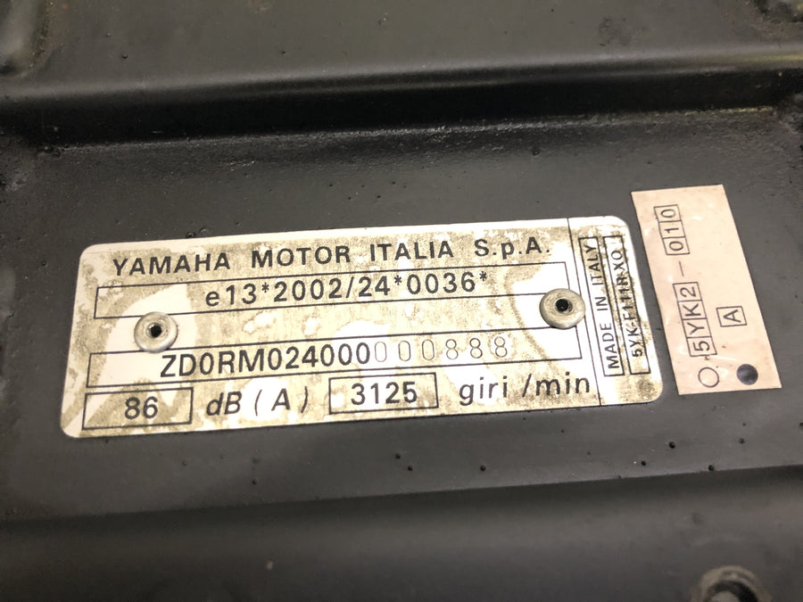Yamaha MT 03 RM02 [2007] - Váz alváz főváz papírokkal