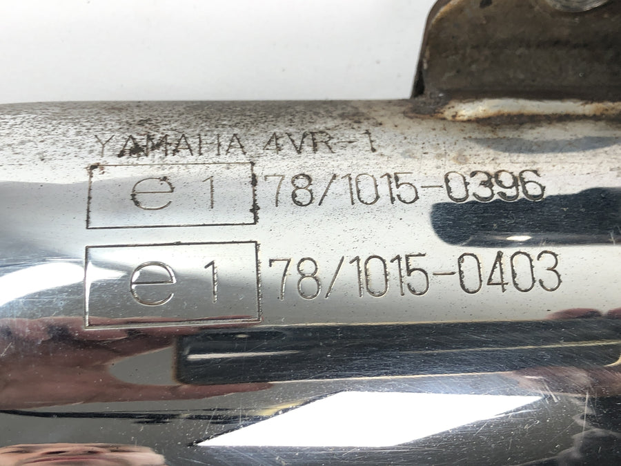 Yamaha XVS 650 4VR [1997] - Kipufogórendszer, hátsó hangtompító, kollektor komplett