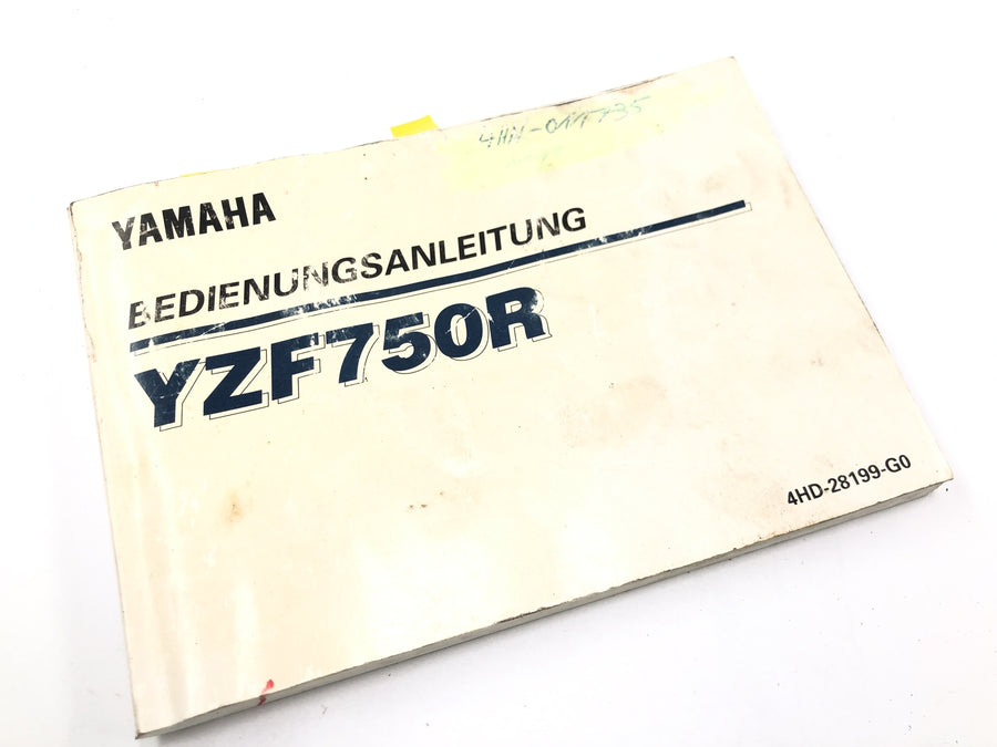 Yamaha YZF 750 R 4HN [1995] - Használati utasítás kézikönyv használati útmutató