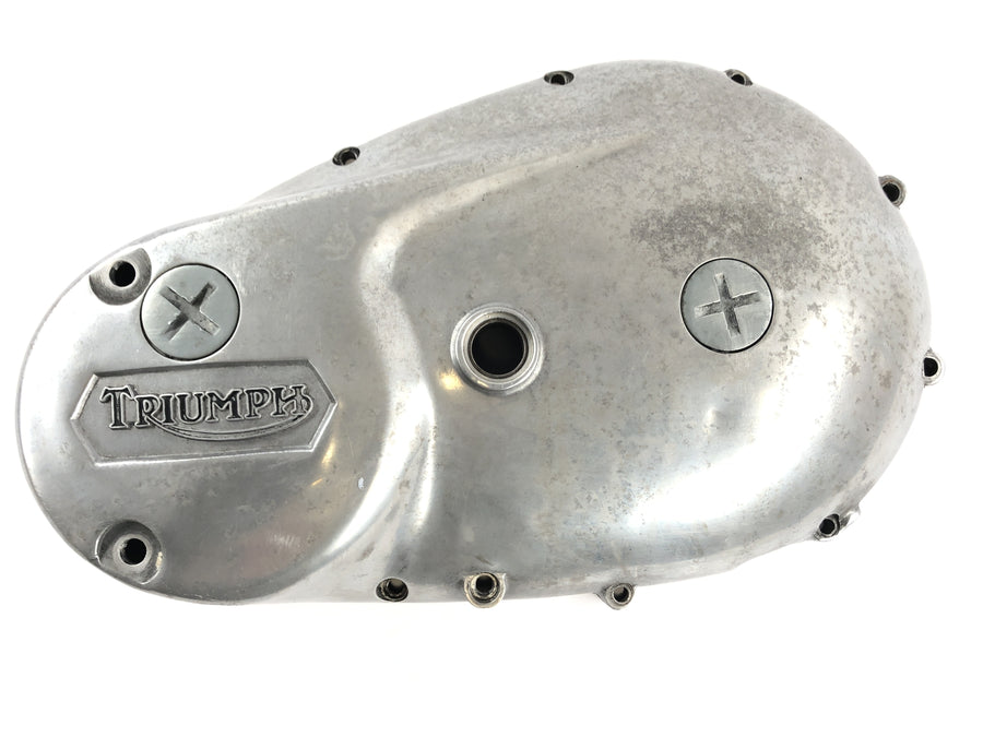 Triumph Bonneville T140V [1976] - kuplungburkolat motorburkolat balra