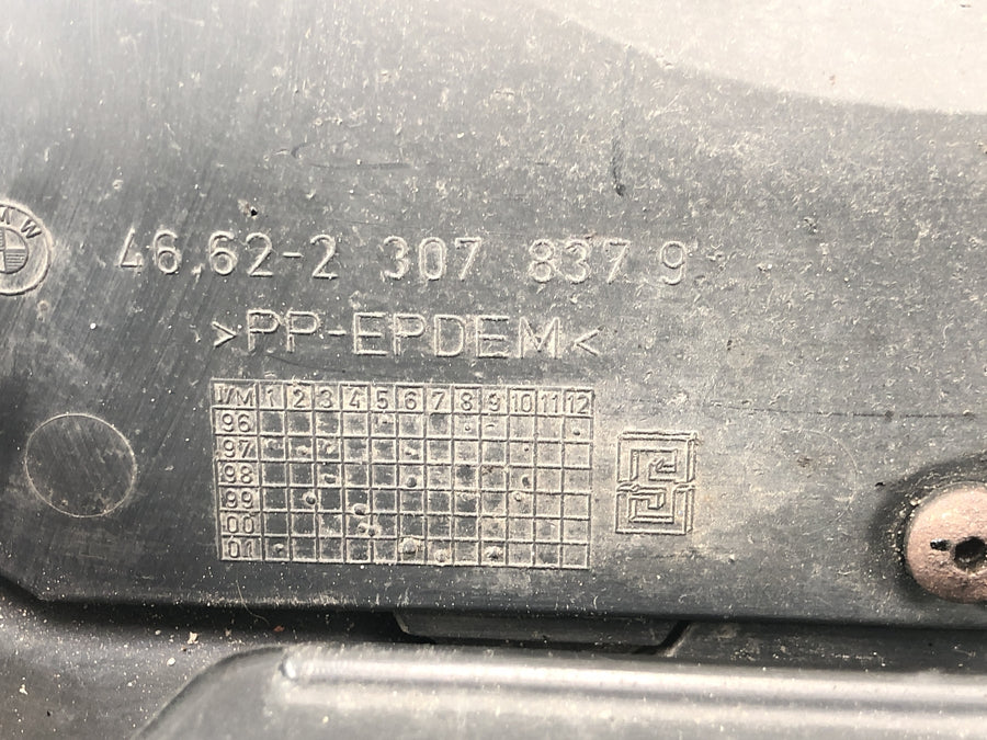 BMW K 1200 GT K12 [2003] - Rendszámtartó rendszámtábla fényes fröccsenésvédővel
