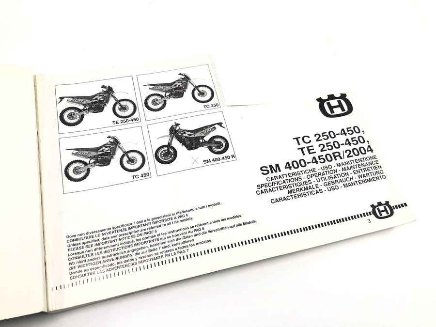 Husqvarna TR 450 - kezelési útmutató kézikönyv használati útmutató