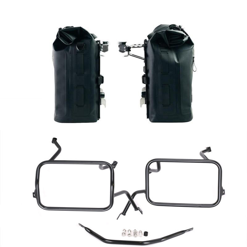 BMW F 450 GS [2026-] - Zwei Khali-Seitentaschen TPU 35L - 45L + Paar Aluminiumplatten + Atlas Aluminium-Satteltaschenrahmen