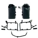 BMW F 900 GS Adventure [2024-] - Zwei Khali TPU-Seitentaschen 35 l – 45 l + Paar Aluminiumplatten + Alu-Kofferrahmen BMW F900GS ADV