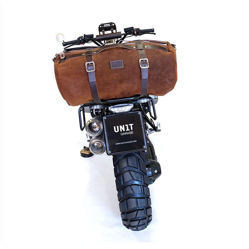 BMW R nineT 1200 Urban G/S (hoher Auspuff) [2017-2023] - Reisetasche Kalahari 25L Spaltleder