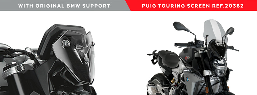 BMW F 900 R [2024] - Új generációs Touring szélvédő - erősen színezett