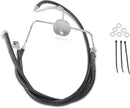 harley davidson flhri [DRAG SPECIALTIES] – Extended Black Brake Line Kit-2