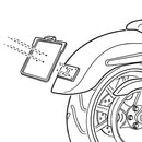 Harley Davidson Fxdrs 114 [HEINZ BIKES] – Távtartó kocka rendszámtábla rögzítéshez