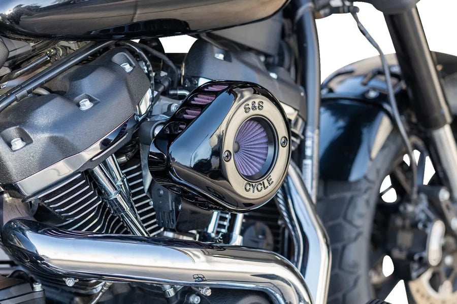 Harley-Davidson FLHFB 1868 Electra Glide Highway King 114 [2023] - Air Stinger Stealth Luftfiltersatz – Oberfläche: Schwarz – Bild 2