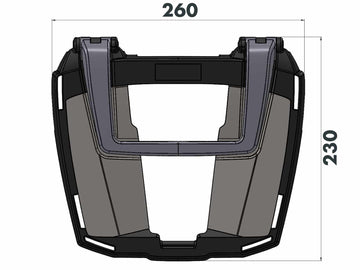 Honda CBF 1000 F [2010-2016] - Easyrack felső toktartó fekete