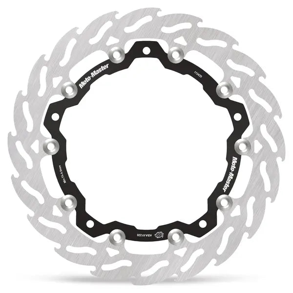 Triumph Scrambler 400 X [2024-2026] - FLAME Schwimmende Alu-Bremsscheibe – Ausführung: Black Aluminum Carrier – Bild 4