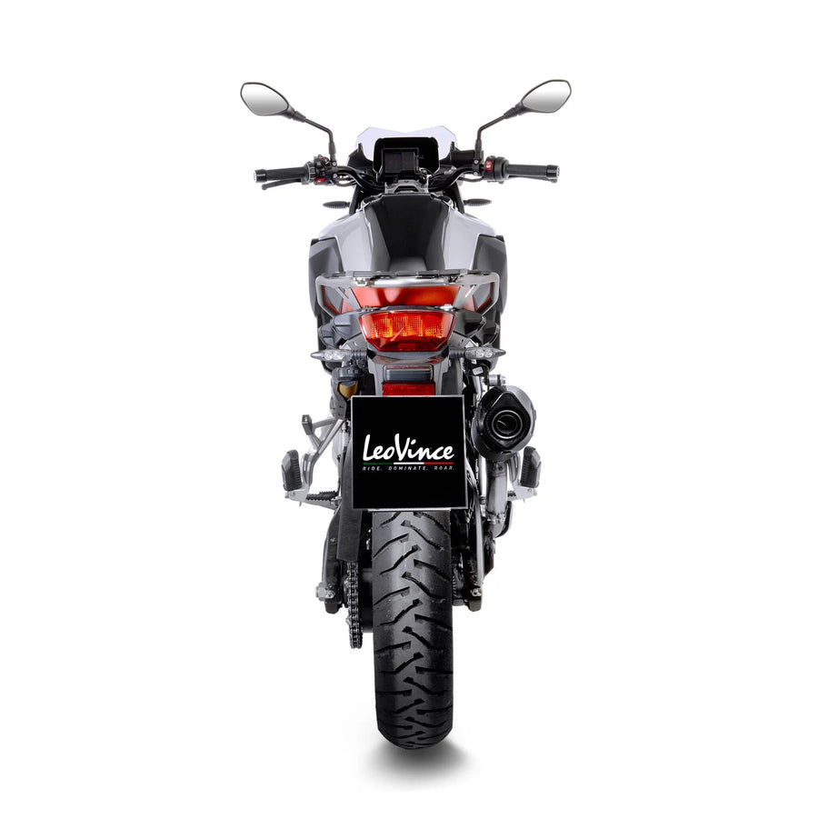 bmw f 850 gs [LEOVINCE] – Nero hátsó hangtompító – rozsdamentes acél