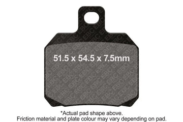 VOXAN ROADSTER 1000 [EBC] – Extreme Performance Sintered "EPFA" Bremsbeläge hinten