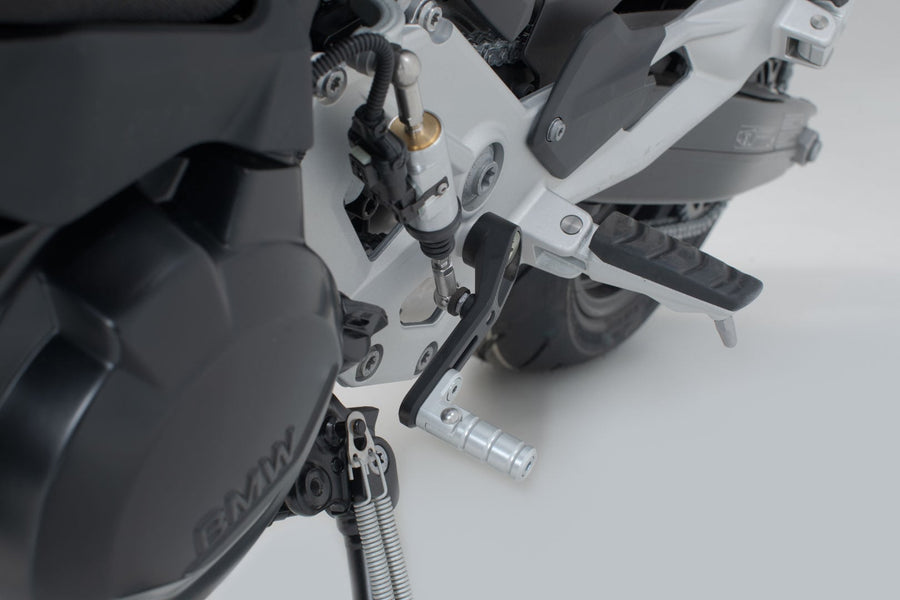 BMW F 900 R [2020-2024] - sebességváltó kar, beállítási tartomány 51-105 mm, fekete/ezüst - 5. kép