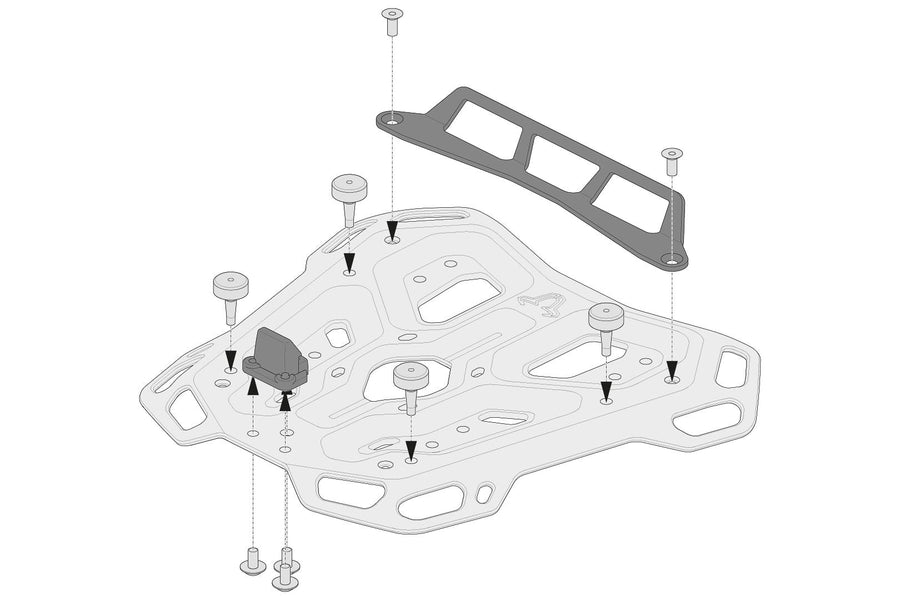 [SW-MOTECH] - Adapterkészlet ADVENTURE-RACK csomagtartóhoz Givi/Kappa Monolockhoz – 2. kép