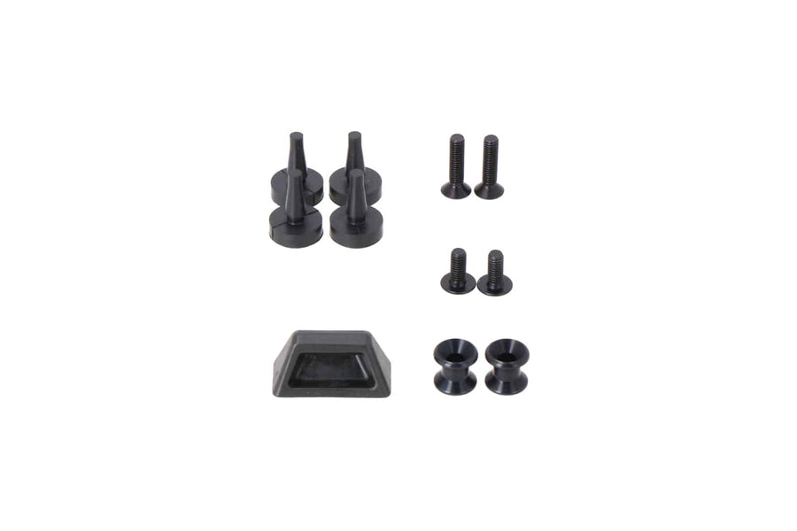 [SW-MOTECH] - Adapterkészlet DUSC rögzítéshez ADVENTURE-RACK csomagtartóra, fekete – 1. kép