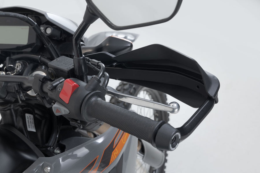 Honda CRF 300 L Rally [2021-2024] - Kalandos kézvédő készlet fekete, CRF300L-hez és Triumph Scrambler 400X/XC-hez - 7. kép