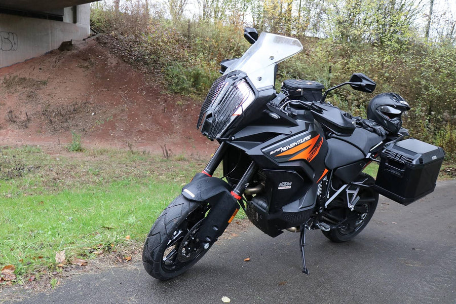 KTM 1290 Super Adv. S [2021-2024] - Lámpavédő rács fekete