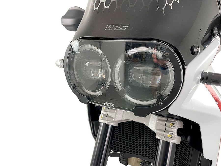 DUCATI DESERT X RALLY [2024-2025] – Fényszóróvédő lencse konzolokkal – 2. nézet