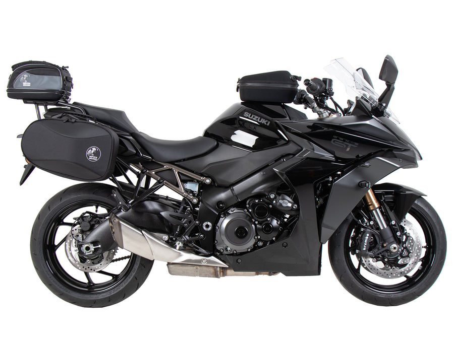 Hepco & Becker Smartrack hátsó csomagtartó Suzuki GSX-S 1000 GT/Travel (2022-2026) számára - a teljes készlet tartalmazza