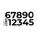 BMW R 1200 GS [2004-2012] - öntapadó számok fekete