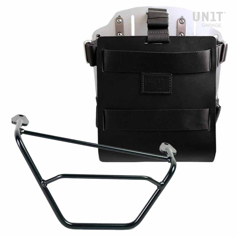 BMW R 1200 GS ADV LC [2014-2018] - Taschenhalter Aluminium mit verstellbarer Lederfront, Schnellkupplung und rechtem Rahmen
