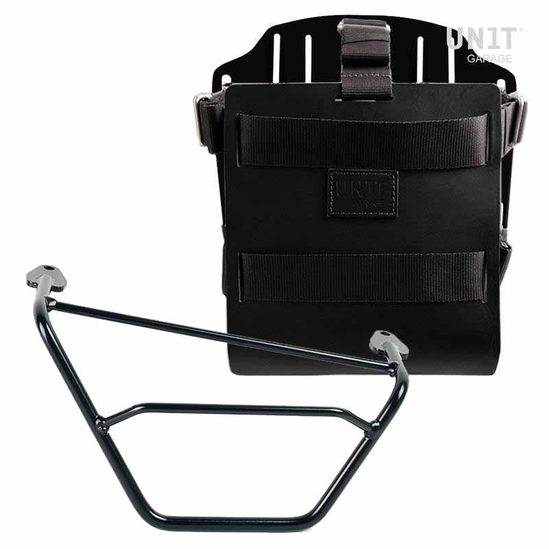 BMW R 1200 GS ADV LC [2014-2018] - Taschenhalter Aluminium mit verstellbarer Lederfront, Schnellkupplung und rechtem Rahmen